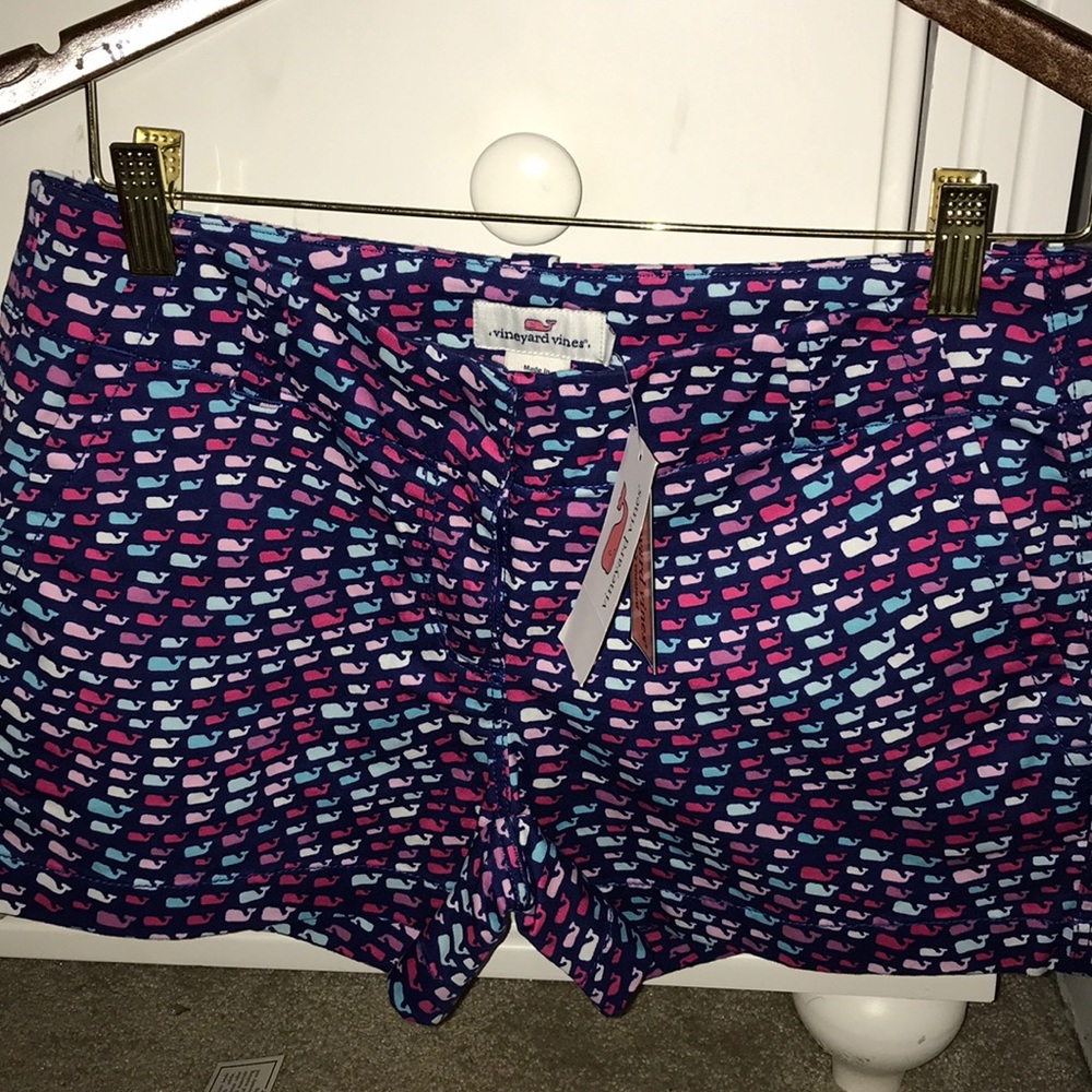 vineyard vines printed royal ocean shorts